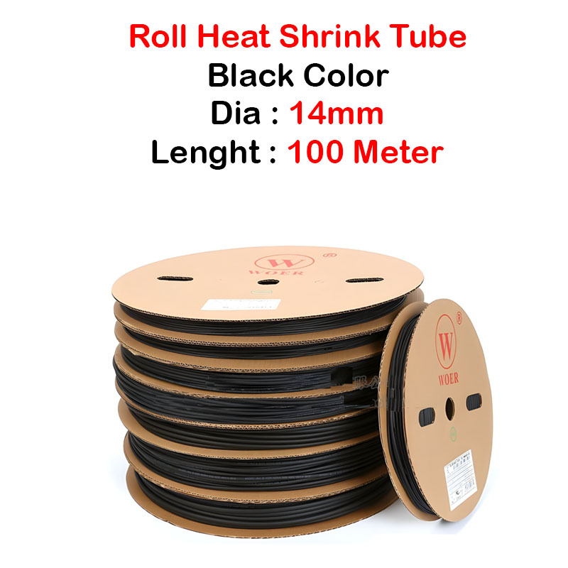 Roll Heat shrink (14mm - 100Meter)