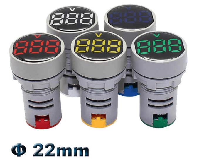 Digital Voltage Meter Panel Mount (AC 20-500V) - Image 3