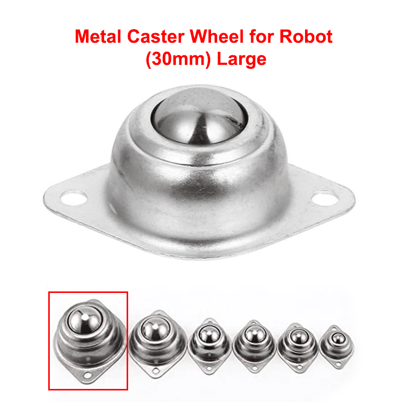 Metal Caster Wheel for Robot (30mm) Large