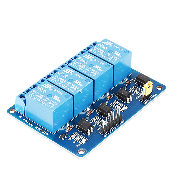 Relay Module (24V-10A) 4Channel (Low level trigger)