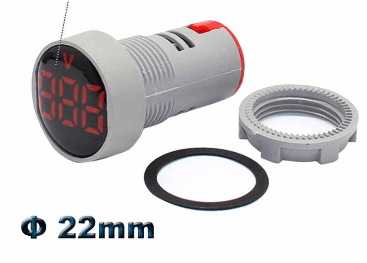 Digital Voltage Meter Panel Mount (AC 20-500V) - Image 4
