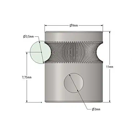 MK8 Drive Gear For 1.75mm & 3mm Filament (Shaft 5mm) 3D Printer - Image 2