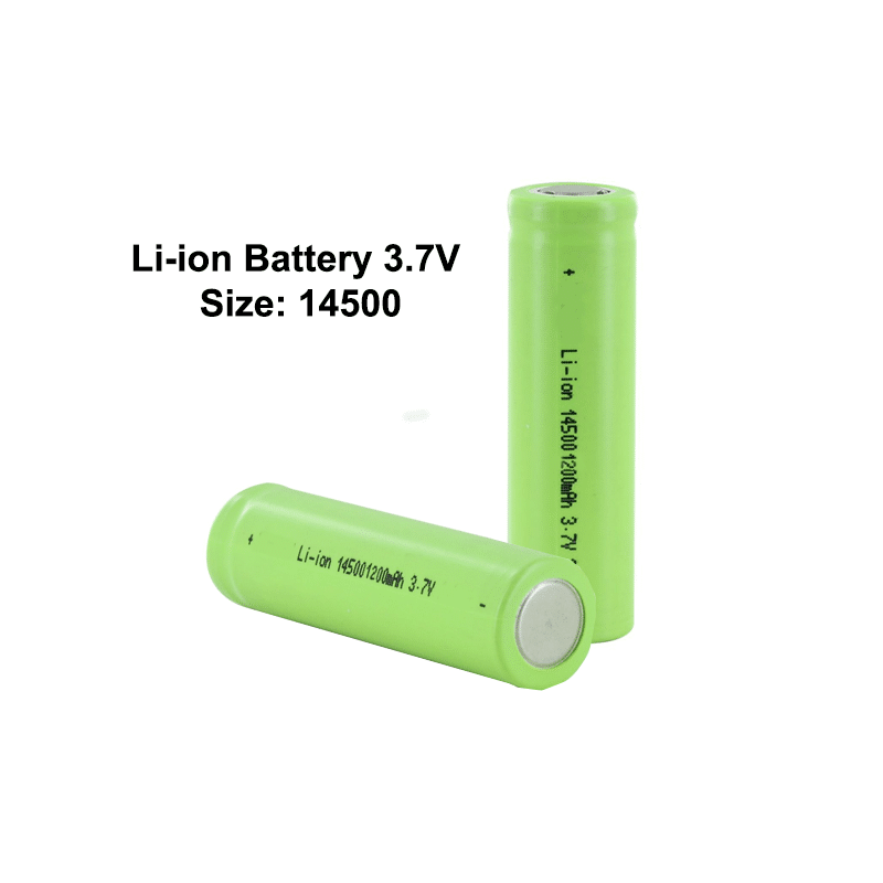 Battery Li-ion Battery Cell 3.7v 1200mAh (14500)