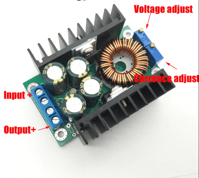 DC-DC Adjustable Step-Down Module XL4016E1 (10A , 300W ) 5-40V To 1.2-35V - Image 2