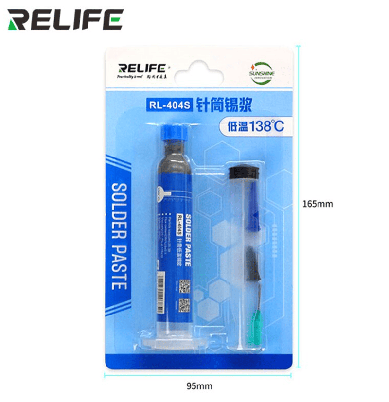 Relife (RL-404S) Solder Paste Tin Cream For PCB BGA SMD 10CC (138C) - Image 2