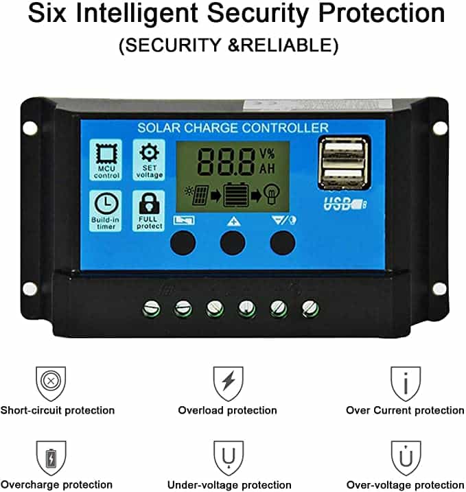 Solar Charge Controller Regulator(12V/24V ) 30A - Image 6