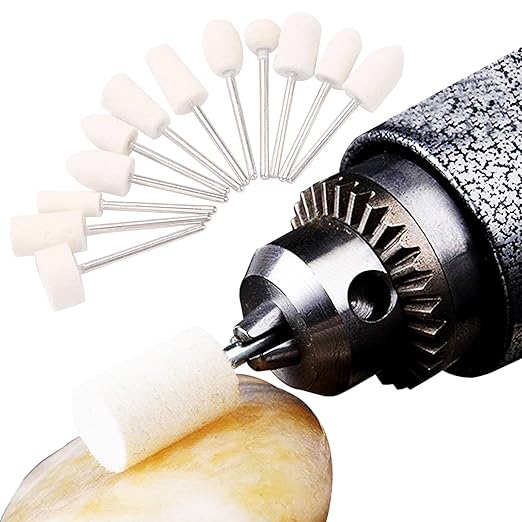 Wool Polishing Buffing Wheels Bits Set (13Pcs) For Dremel Rotary Tools - Image 2
