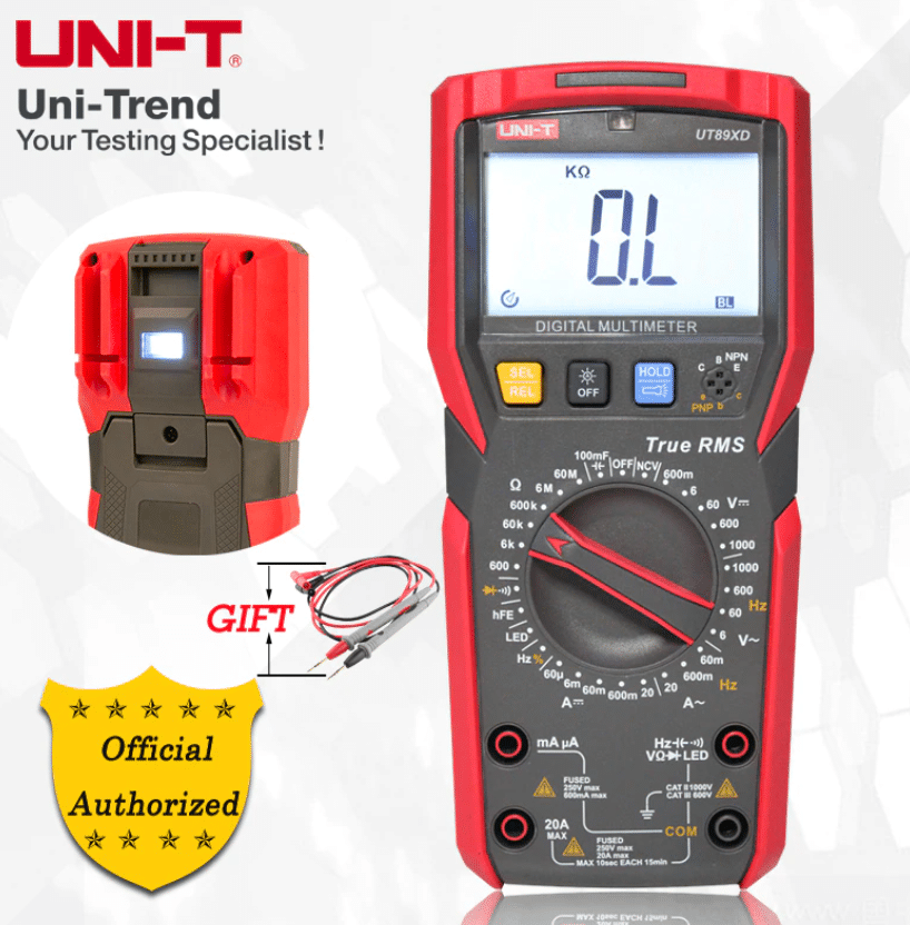 Digital Voltmeter / Multimeter UNI-T ( UT89XD) (With LED Measurement) - Image 3