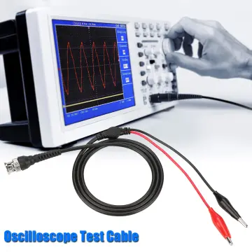 BNC Male Plug to Dual Alligator Clip Oscilloscope Test Probe Cable 1M - Image 3