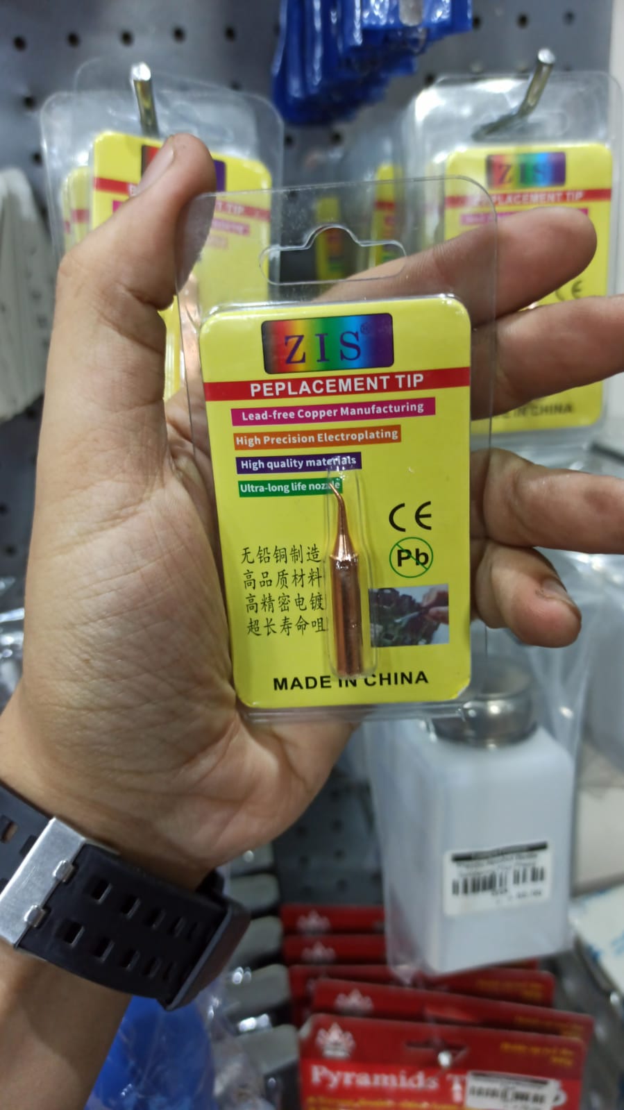 Copper Soldering Iron Station Tip 900M-J (ZIS) - Image 4
