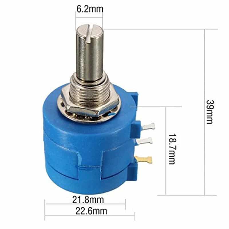 Precision Potentiometer 10K Ohm 10 Turn (3590S-2-103L) - Image 4