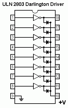 ULN2003 SMD (NPN Darlington Transistor 7-Array IC) SOP-16 - Image 2