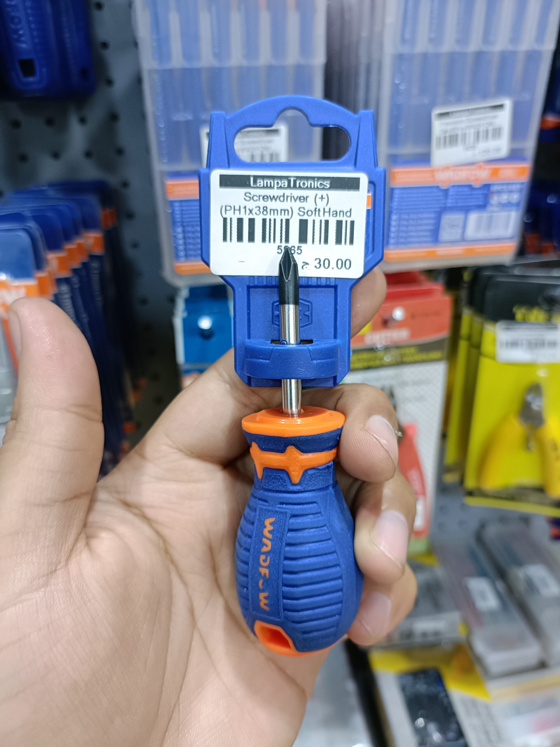 Screwdriver (+) (PH1x38mm) Soft Hand WADFOW - WSD2211 - Image 2