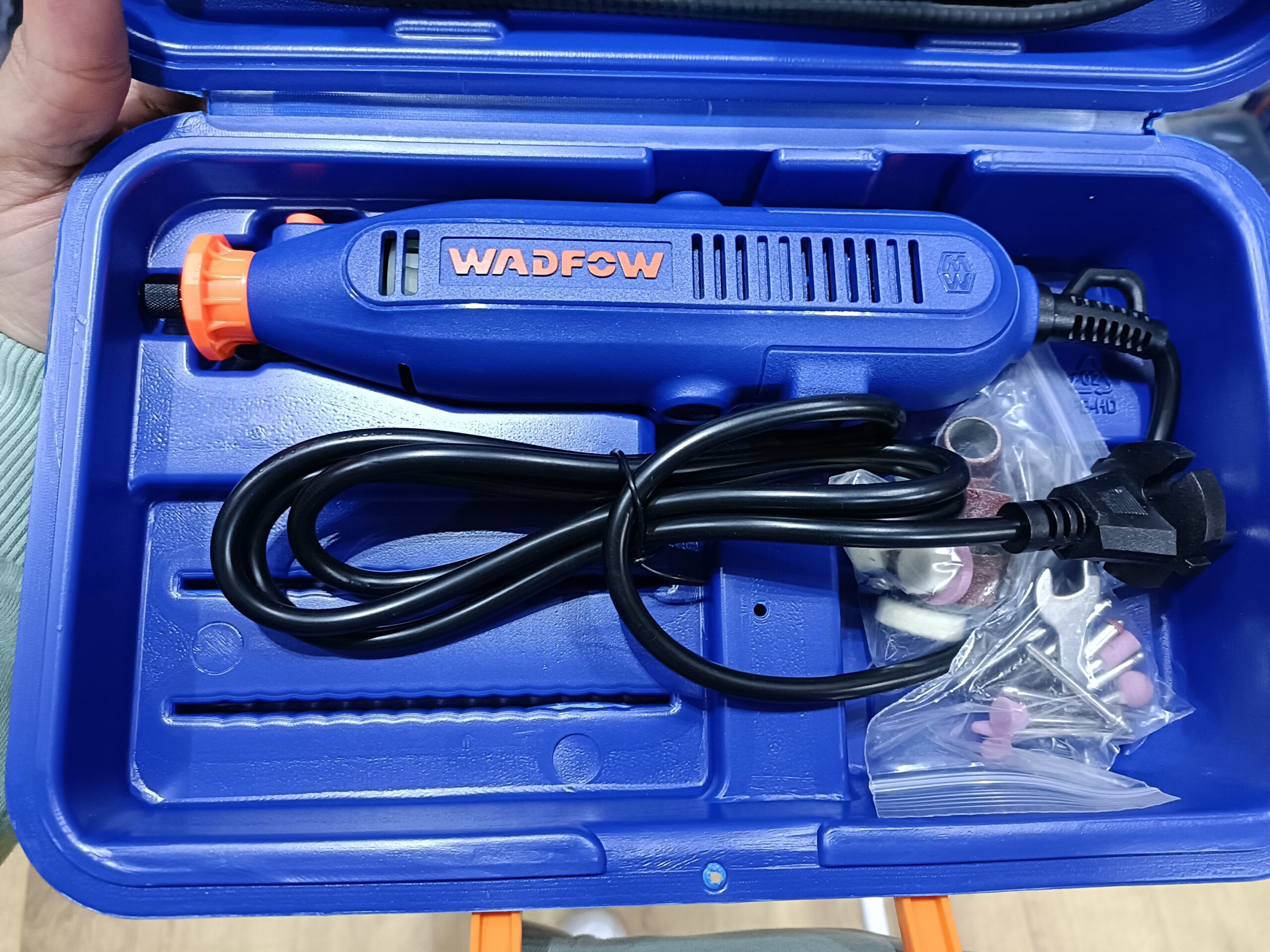 Electric Grinder Drill 220V With 52pcs Accessories WADFOW - WRY1D131 - Image 4