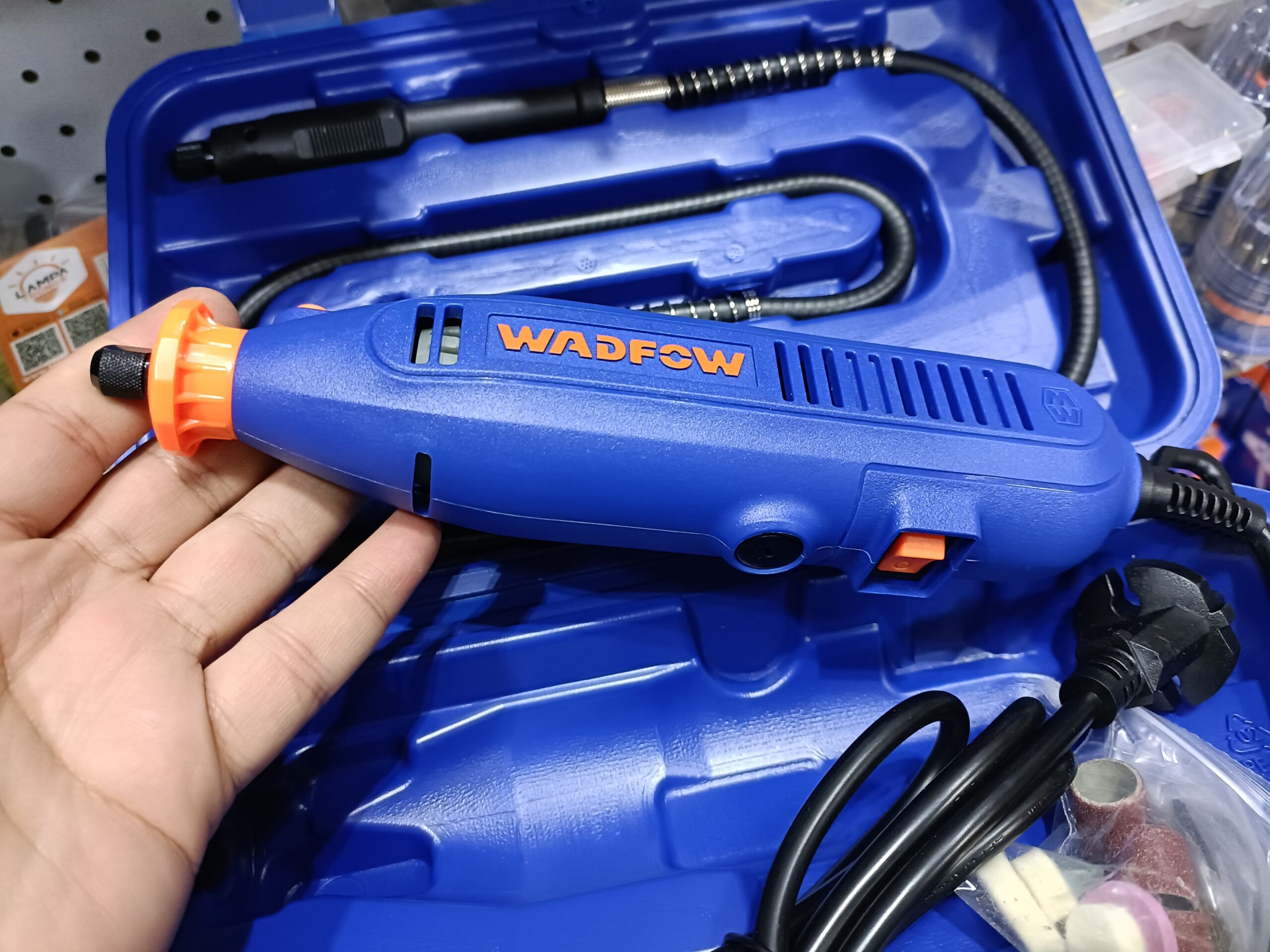 Electric Grinder Drill 220V With 52pcs Accessories WADFOW - WRY1D131 - Image 8