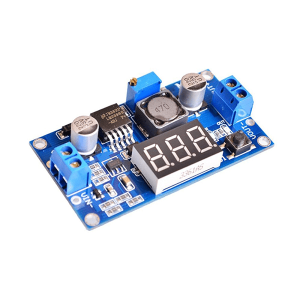 LM2596S DC-DC Adjustable Step-Down Module (3A) With LED Voltmeter Module
