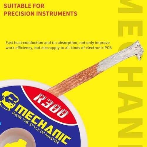 MECHANIC Solder Wick 2mm (R350) Desoldering Braid Wire Tin Remover BGA Welding - Image 4