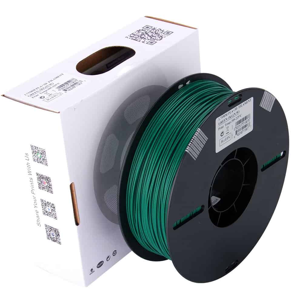 PLA+ Filament Esun1.75mm 1Kg Roll for 3D Printer (Green)