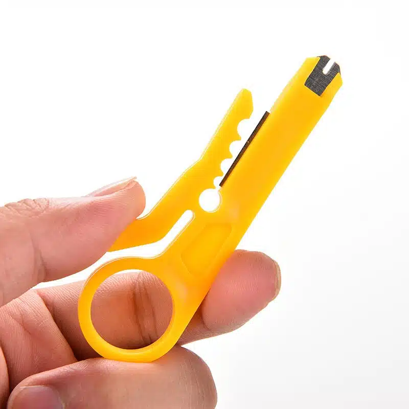 Mini Portable Wire Stripper Knife Crimper 9cm - Image 2
