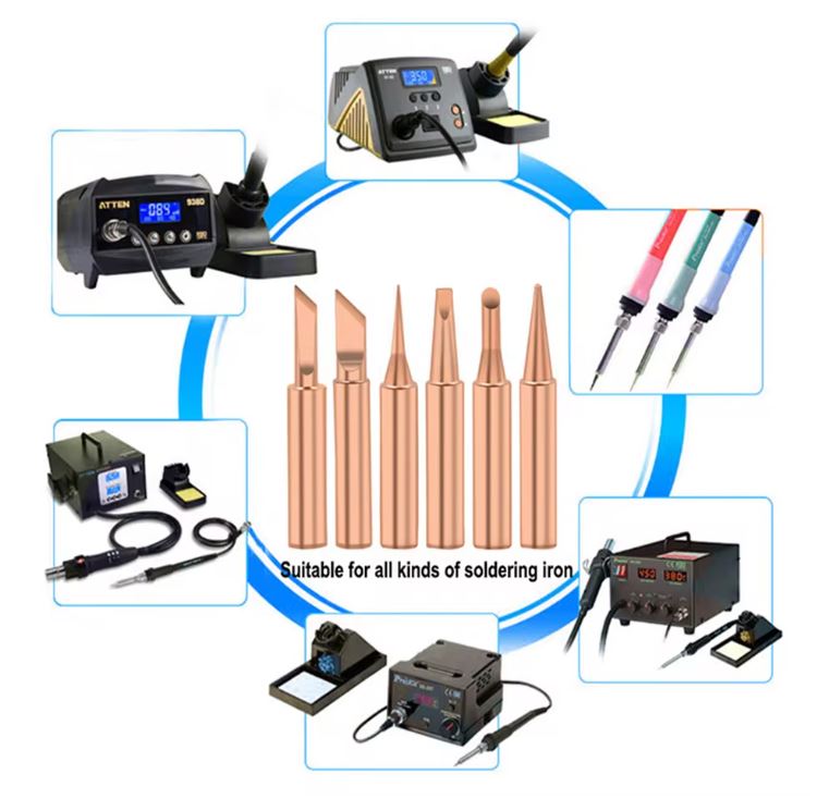 Copper Soldering Iron Station Tip 900M-J (ZIS) - Image 3
