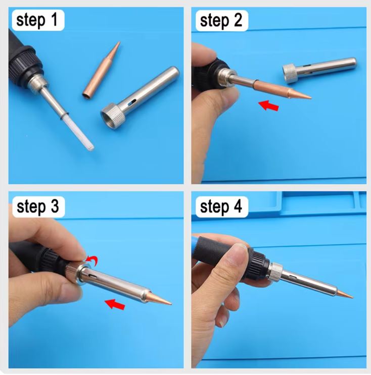 Copper Soldering Iron Station Tip 900M-J (ZIS) - Image 2