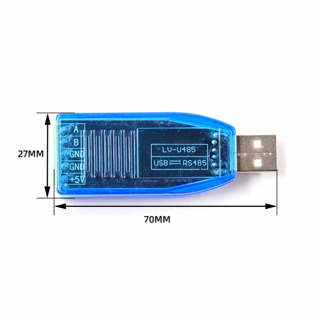 USB to RS485 Converter Adapter 5V FTDI Chip with Screw Terminals - Image 2