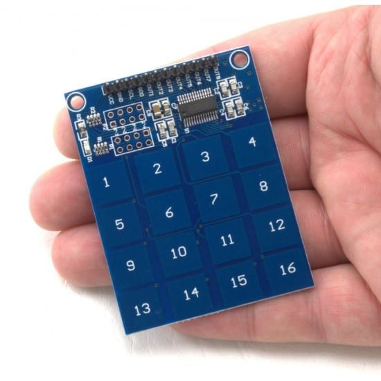 Digital Capacitive Touch Keypad Module 4×4 (TTP229 – 16) - Image 2