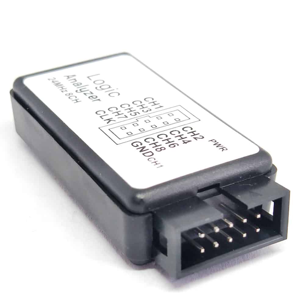 USB Logic 24MHz 8 Channel 24M/seconds Logic Analyzer Debugger - Image 2