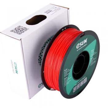 PLA+ Filament Esun1.75mm 1Kg Roll for 3D Printer (Red)