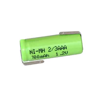 (1pcs) Rechargeable Battery 2/3AAA Ni-MH 700mah 1.2v