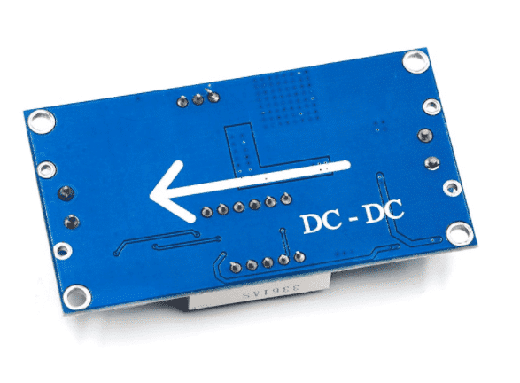 LM2596S DC-DC Adjustable Step-Down Module (3A) With LED Voltmeter Module - Image 3