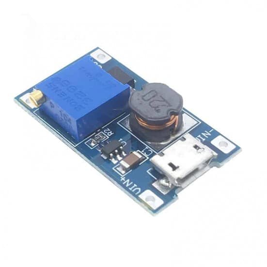DC-DC Boost Step up Converter MT3608 (5-26V - 2A) Module With Micro USB Port - Image 3