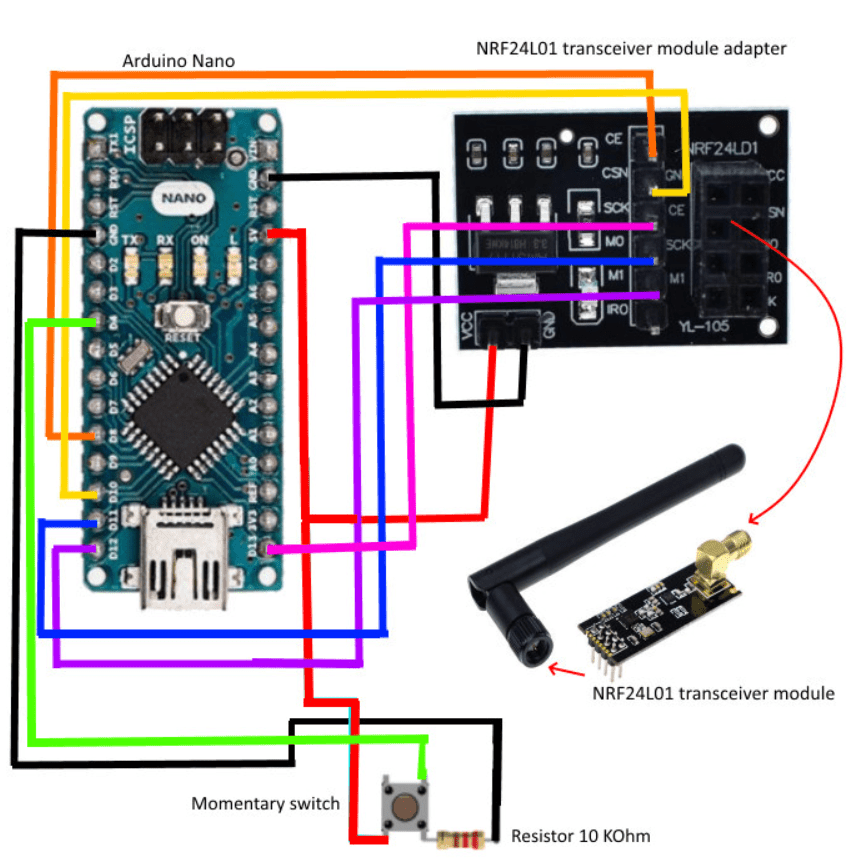 Adapter Board for NRF24L01 Wireless Module (3.3V) - Image 3