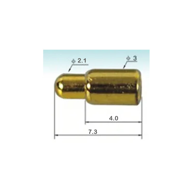 Pogo Pin (Hight : 7.3mm ) High Current Spring Loaded Male Connector Power - Image 2