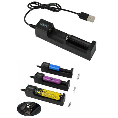 USB Battery Charger 1Cell For 16340 14500 18650 26650 Battery - Image 4