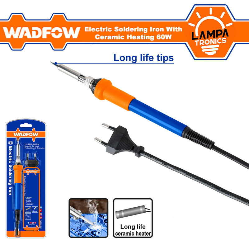Electric Soldering Iron With Ceramic Heating 60W + Stand WADFOW - WEL3606 High Quality
